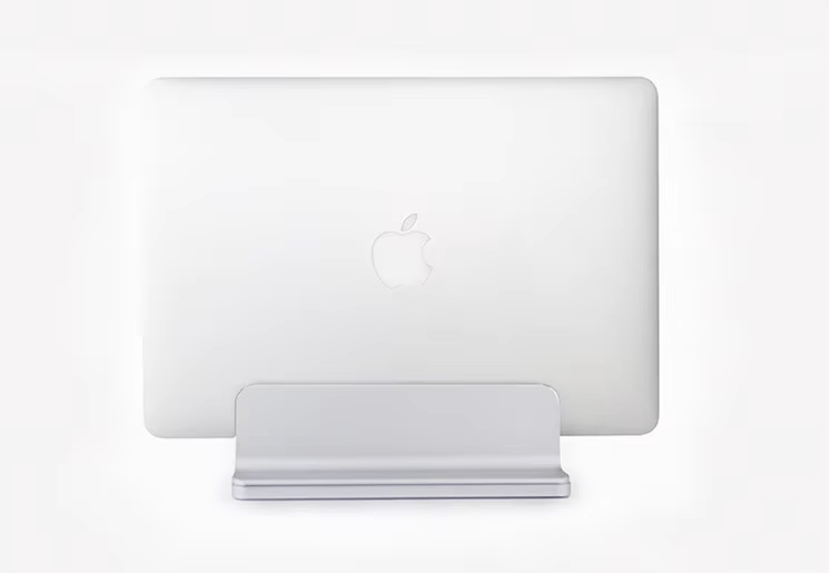 iDock Desktop Aluminum Adjustable Size Vertical Laptop Stand Fits for All MacBook Surface Chromebook and Gaming Laptops - iDock Laptopstand