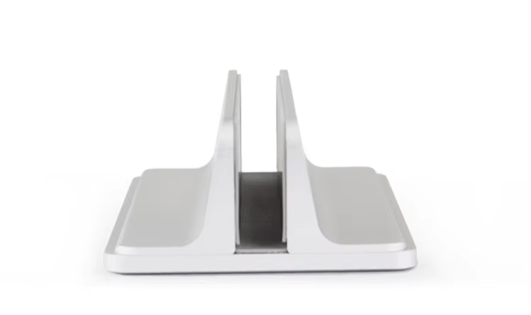 iDock Desktop Aluminum Adjustable Size Vertical Laptop Stand Fits for All MacBook Surface Chromebook and Gaming Laptops - iDock Laptopstand