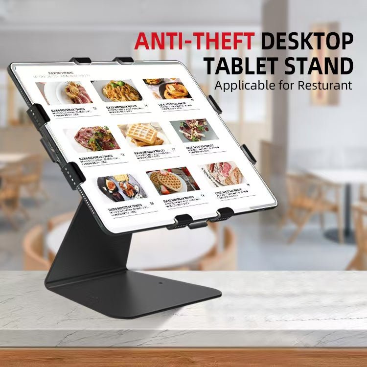 iDock Ergonomic 360 Degree Rotation Anti - theft Desktop Tablet Stand iPad Holder Applicable for Display Cashier Desk Restaurant - iDock Laptopstand