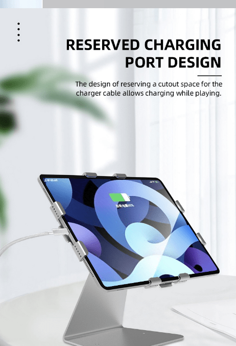 iDock Ergonomic 360 Degree Rotation Anti - theft Desktop Tablet Stand iPad Holder Applicable for Display Cashier Desk Restaurant - iDock Laptopstand