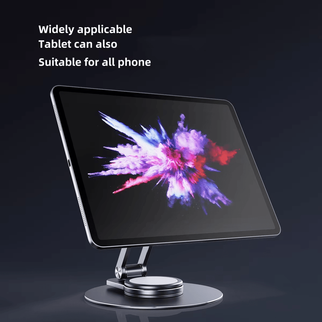 iDock Ergonomic 360 Degree Rotation Portable Folding Adjustable Aluminum Alloy Magnetic Phone Holder For iPhone 12 13 14 Pro Max - iDock Laptopstand