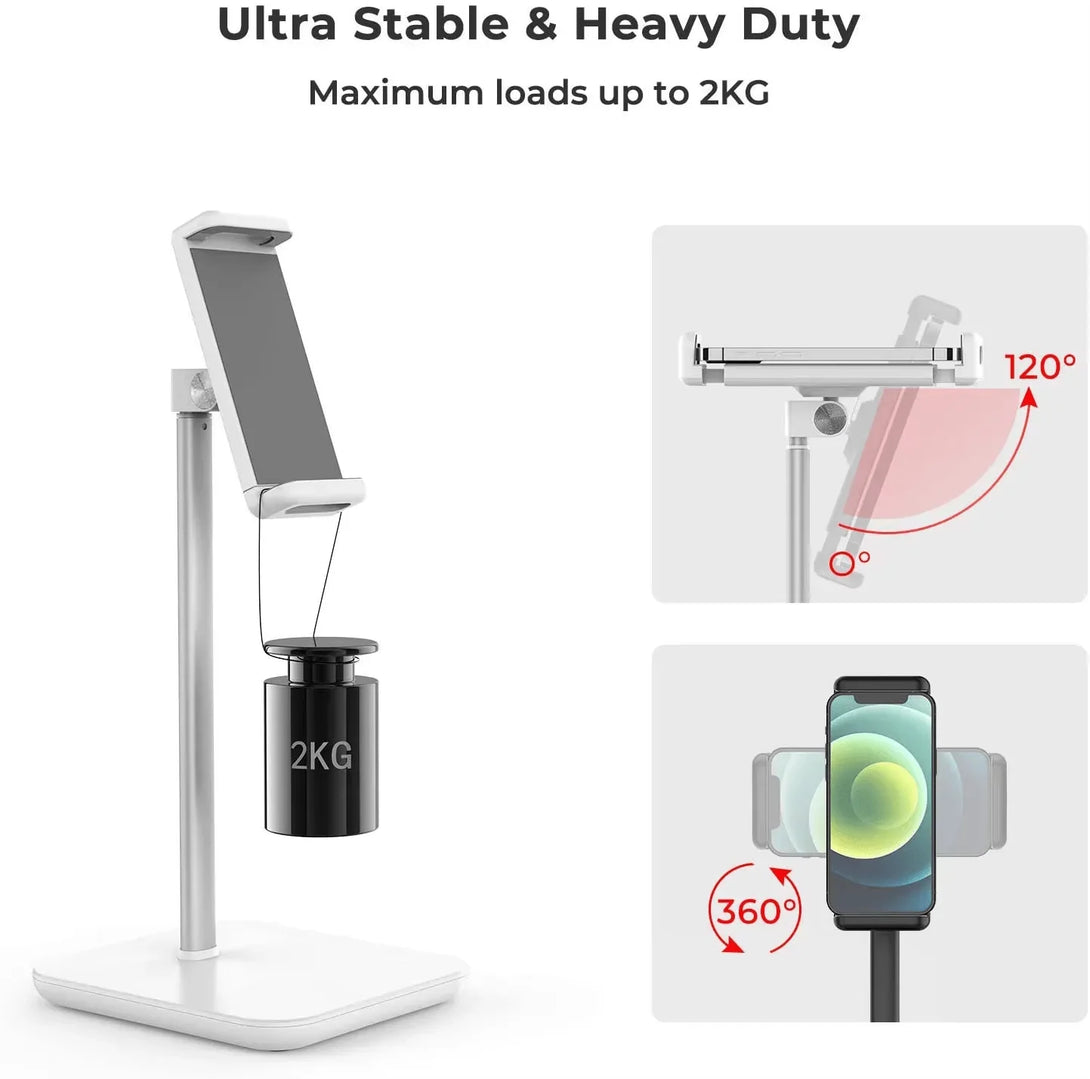 iDock Ergonomic 360 Degree Rotation Portable Phone Stand Height Angle Adjustable Tablet Stand - iDock Laptopstand