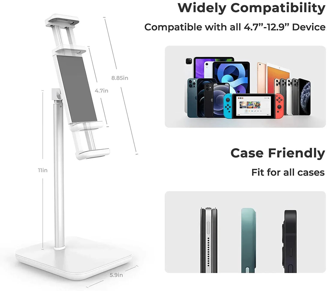 iDock Ergonomic 360 Degree Rotation Portable Phone Stand Height Angle Adjustable Tablet Stand - iDock Laptopstand