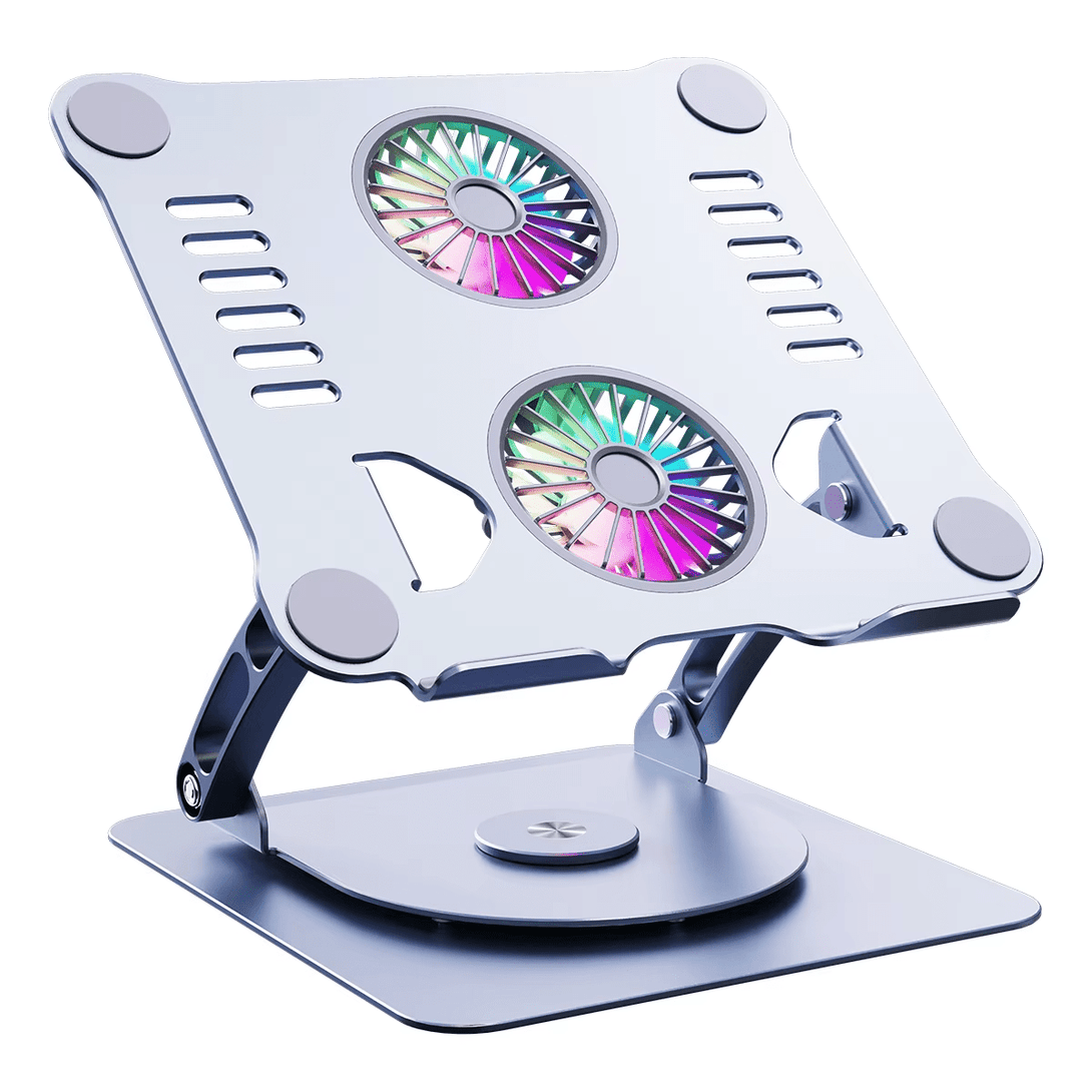 iDock Ergonomic 360 Rotation Adjustable Aluminium Alloy Folding Phone Holder For iPad Tablet Laptop - iDock Laptopstand