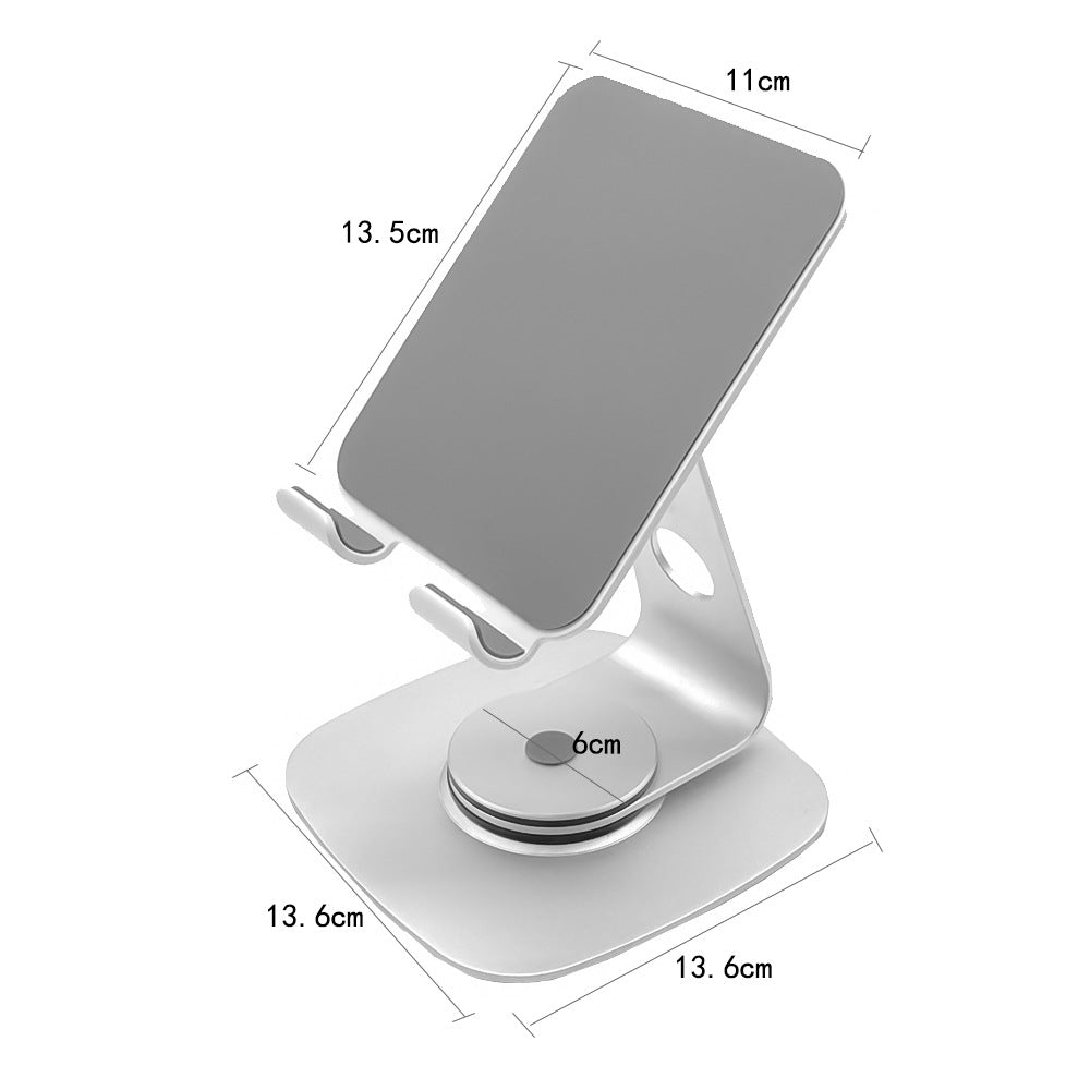 iDock Ergonomic 360° Rotation Portable Foldable Aluminum Alloy Desktop Tablet Stand Phone Holder - iDock Laptopstand