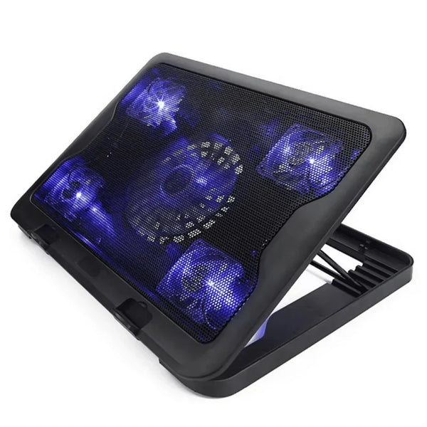 iDock Ergonomic 5 Fans Best Laptop Notebook Cooling Pad - iDock Laptopstand