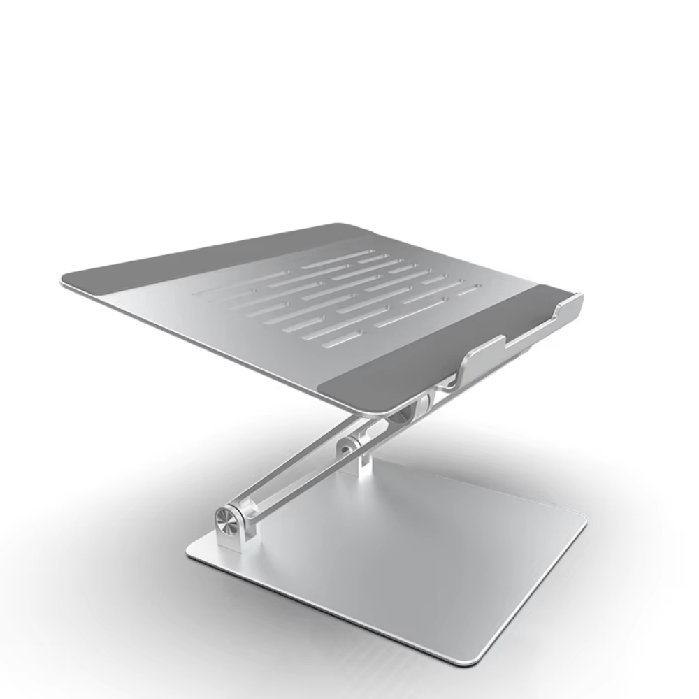 iDock Ergonomic Adjustable Aluminum Notebook Holder for Desk Compatible for 10 - 15.6 inch Laptop Stand - iDock Laptopstand