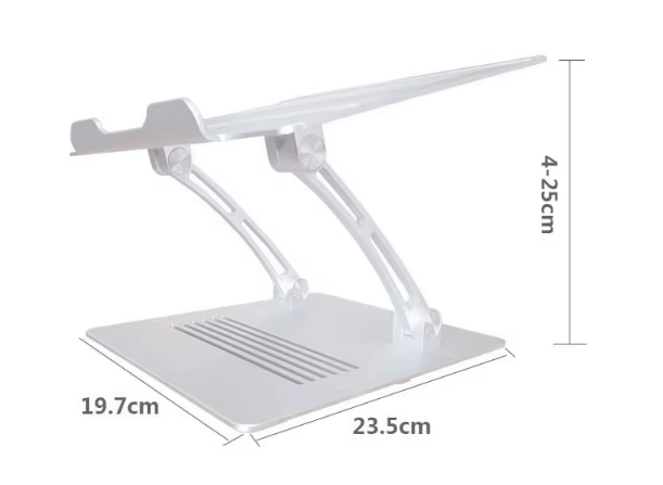 iDock Ergonomic Adjustable Laptop Computer Riser Stand Compatible with Apple MacBook Air Pro Dell XPS HP Samsung Lenovo - iDock Laptopstand