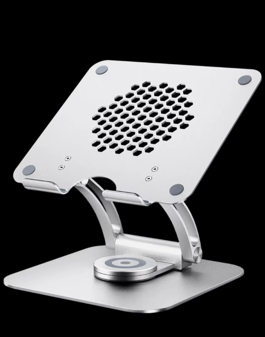 iDock Ergonomic Adjustable Laptop Holder with 360 Rotating Base Portable Computer Stand Laptop Riser - iDock Laptopstand