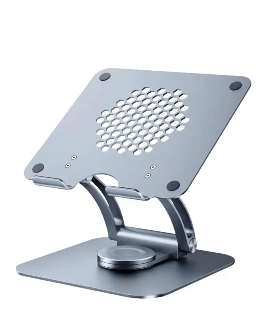 iDock Ergonomic Adjustable Laptop Holder with 360 Rotating Base Portable Computer Stand Laptop Riser - iDock Laptopstand