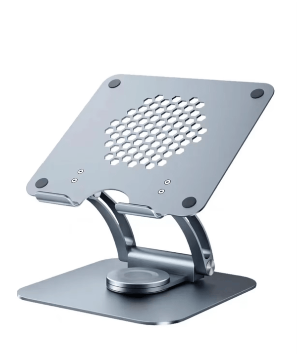 iDock Ergonomic Adjustable Laptop Holder with 360 Rotating Base Portable Computer Stand Laptop Riser - iDock Laptopstand