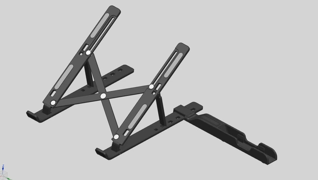 iDock Ergonomic Adjustable Portable Foldable Notebook Riser Laptop Stand With Phone Holder - iDock Laptopstand