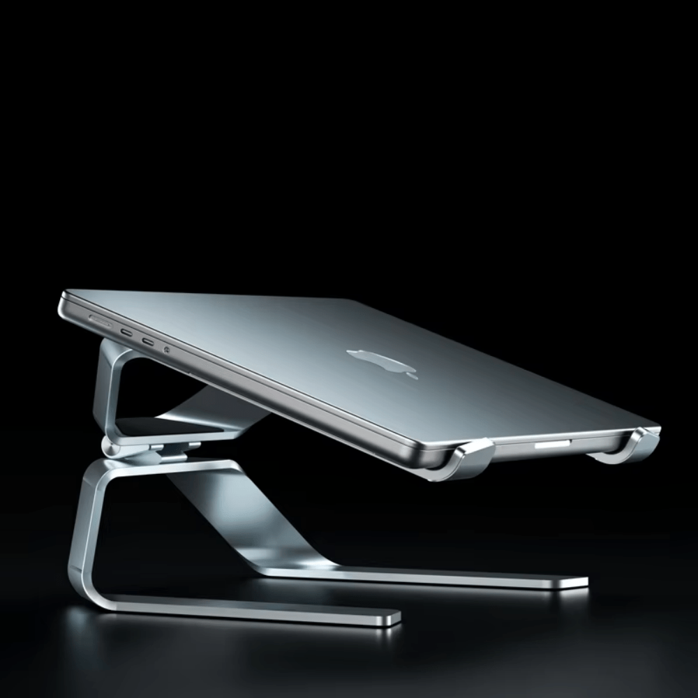 iDock Ergonomic Aluminum Angle Adjustable Detachable Laptop Riser Notebook Holder Stand Elevator for Desk - iDock Laptopstand