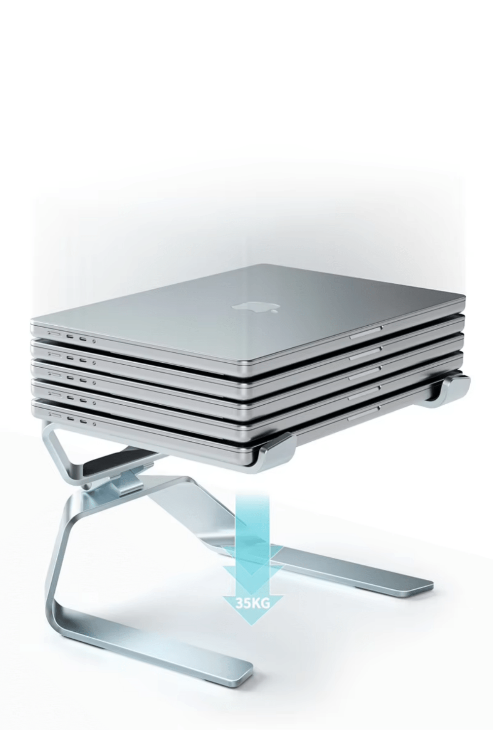 iDock Ergonomic Aluminum Angle Adjustable Detachable Laptop Riser Notebook Holder Stand Elevator for Desk - iDock Laptopstand