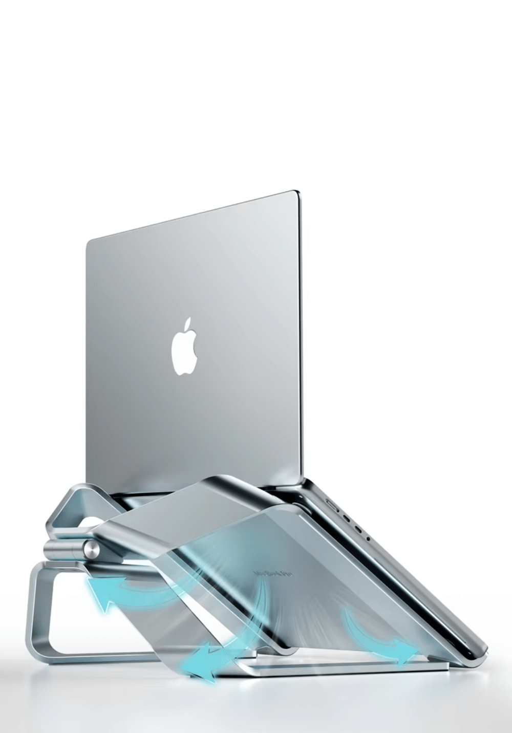 iDock Ergonomic Aluminum Angle Adjustable Detachable Laptop Riser Notebook Holder Stand Elevator for Desk - iDock Laptopstand
