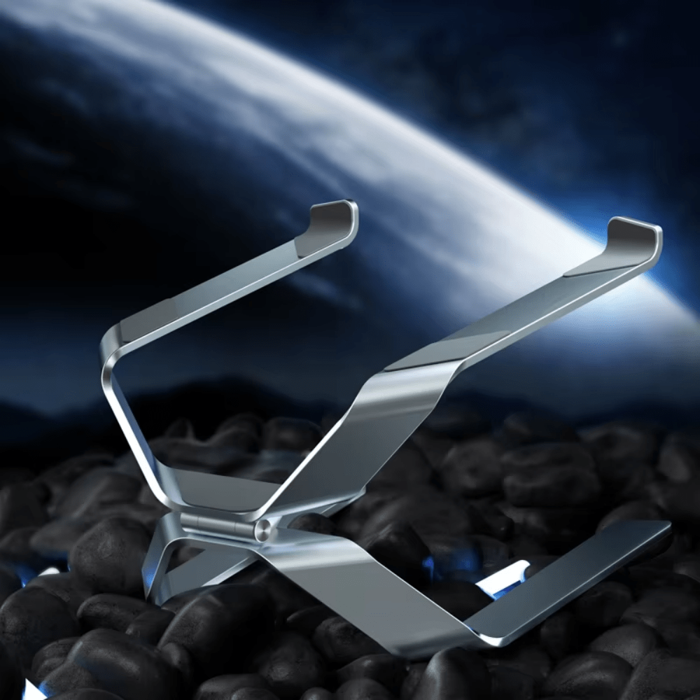 iDock Ergonomic Aluminum Angle Adjustable Detachable Laptop Riser Notebook Holder Stand Elevator for Desk - iDock Laptopstand