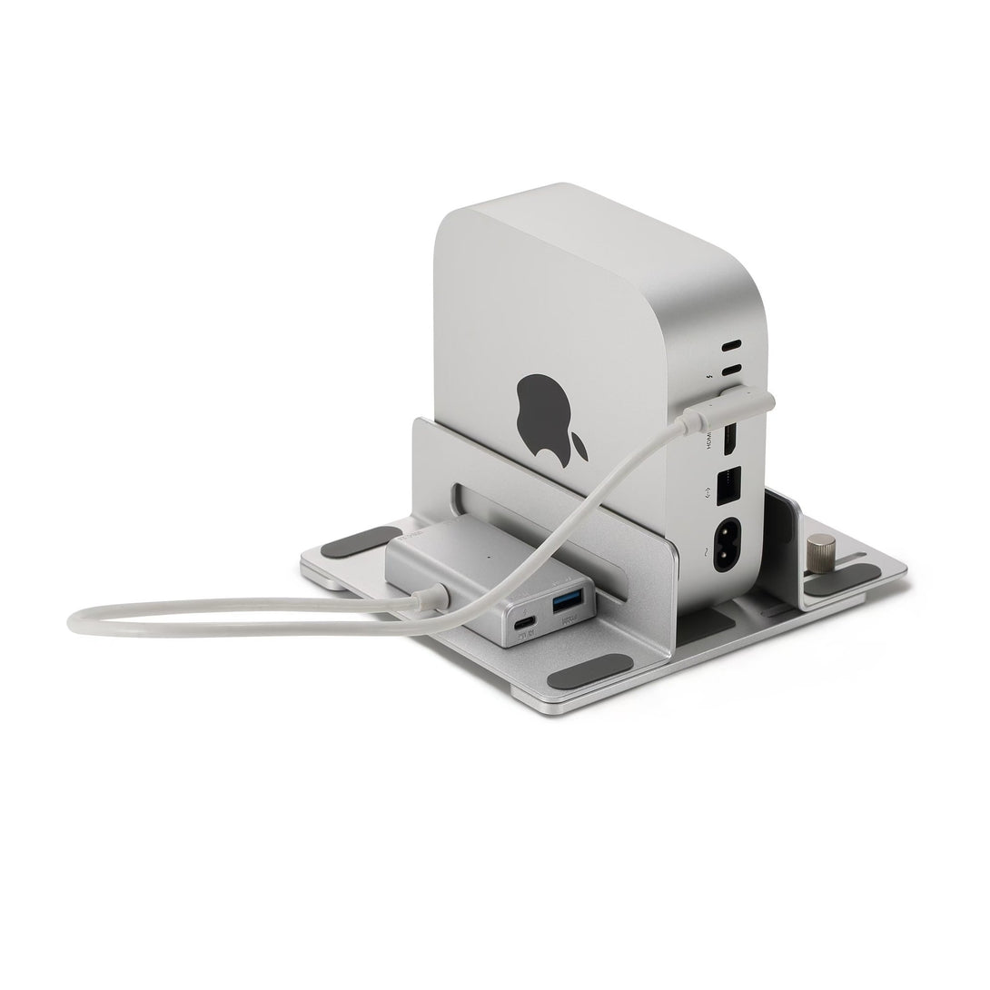 iDock Ergonomic Aluminum Desk Vertical Laptop iPhone Mini Stand with PD USB HUB Optional - iDock Laptopstand