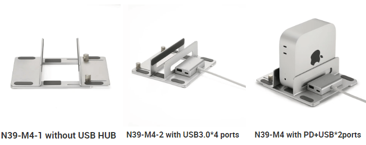 iDock Ergonomic Aluminum Desk Vertical Laptop iPhone Mini Stand with PD USB HUB Optional - iDock Laptopstand