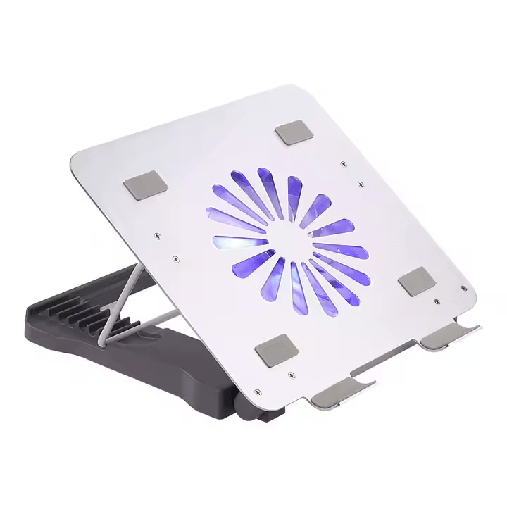 iDock Ergonomic Aluminum Height Adjustable Foldable Laptop Cooler Cooling Pad with USB 2.0 3.0 - iDock Laptopstand