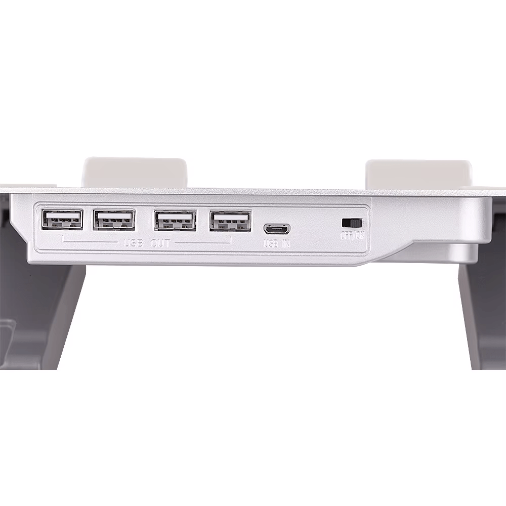 iDock Ergonomic Aluminum Height Adjustable Foldable Laptop Cooler Cooling Pad with USB 2.0 3.0 - iDock Laptopstand