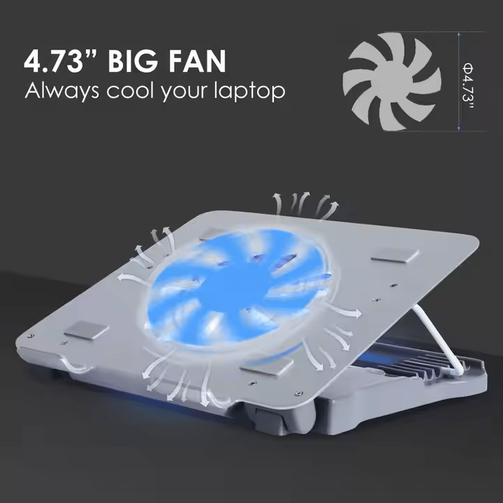 iDock Ergonomic Aluminum Height Adjustable Foldable Laptop Cooler Cooling Pad with USB 2.0 3.0 - iDock Laptopstand