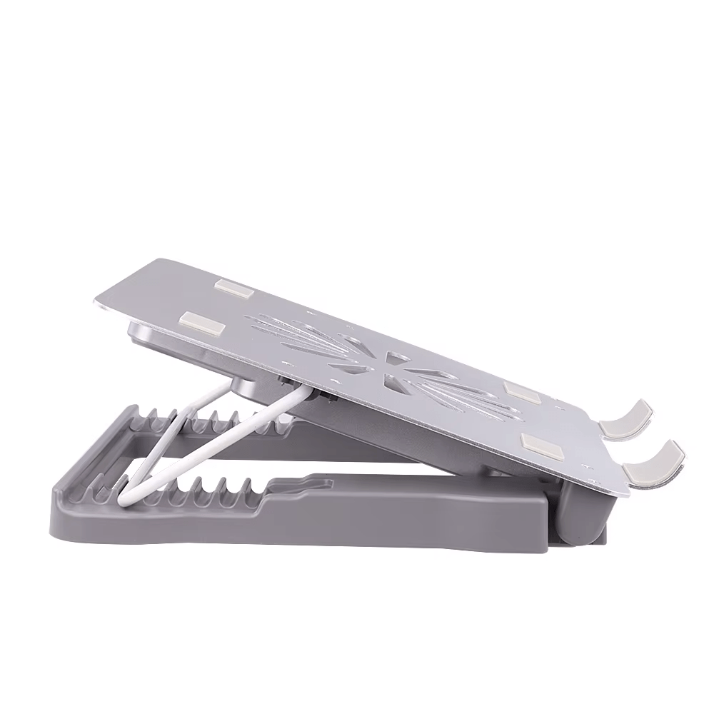 iDock Ergonomic Aluminum Height Adjustable Foldable Laptop Cooler Cooling Pad with USB 2.0 3.0 - iDock Laptopstand