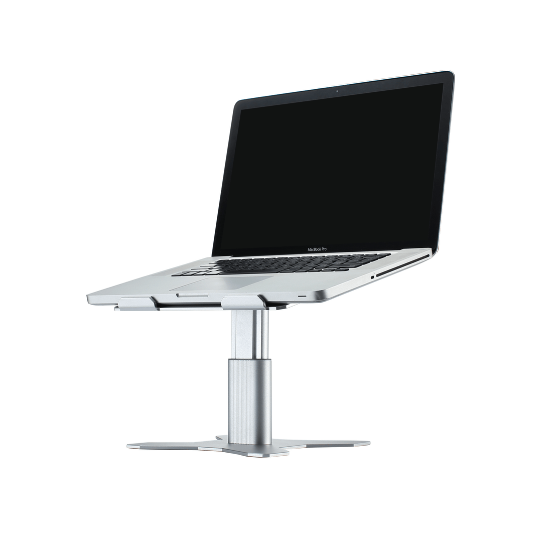 iDock Ergonomic Aluminum Height Adjustable Notebook Stand Riser Holder Computer Laptop Stand Compatible with 10 - 15.6" Laptops - iDock Laptopstand