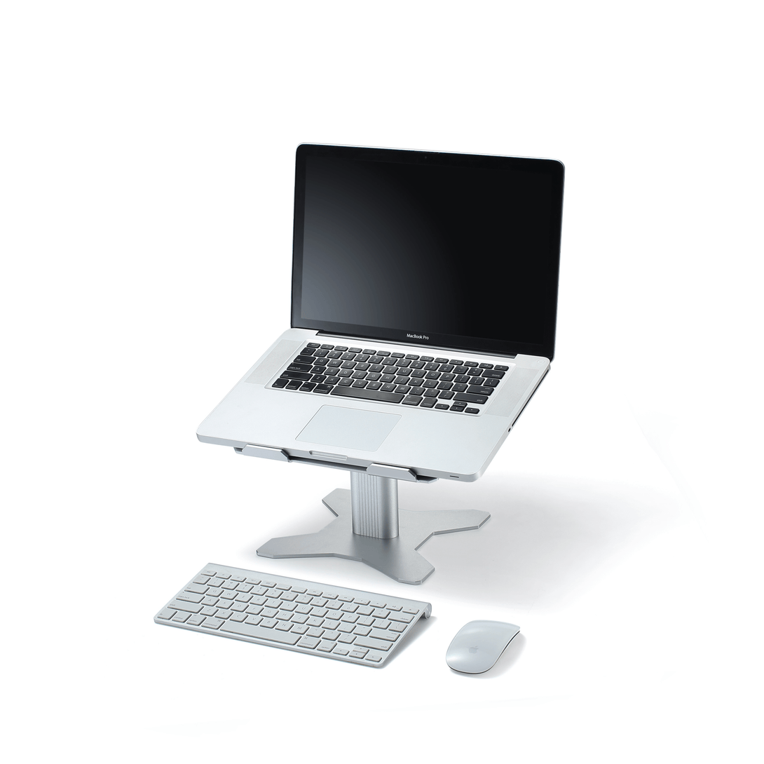 iDock Ergonomic Aluminum Height Adjustable Notebook Stand Riser Holder Computer Laptop Stand Compatible with 10 - 15.6" Laptops - iDock Laptopstand