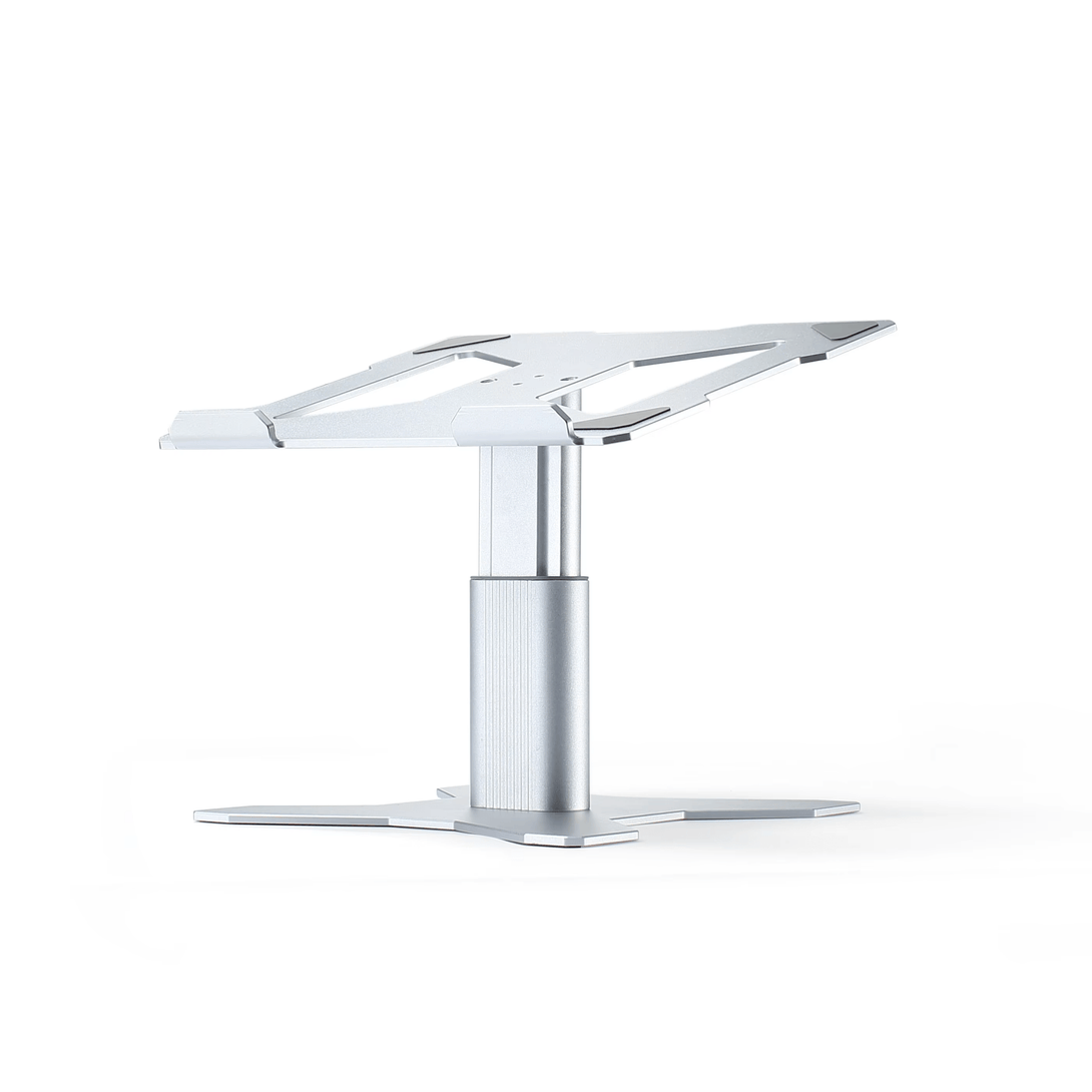 iDock Ergonomic Aluminum Height Adjustable Notebook Stand Riser Holder Computer Laptop Stand Compatible with 10 - 15.6" Laptops - iDock Laptopstand