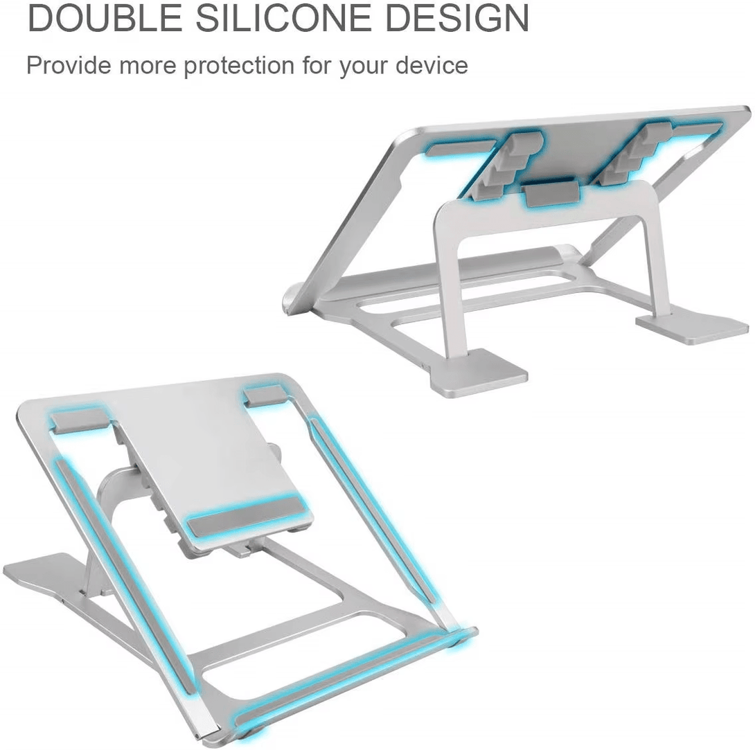 iDock Ergonomic Aluminum Portable Flexible Ventilated Adjustable Height Laptop Holder Computer Stand - iDock Laptopstand