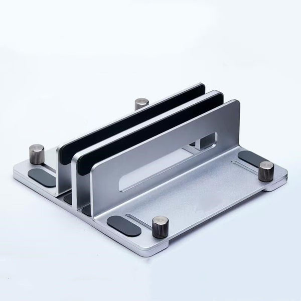 iDock Ergonomic Aluminum Width Adjustable Desk Vertical Laptop Mount Stand for Macbook iPad Tablet - iDock Laptopstand