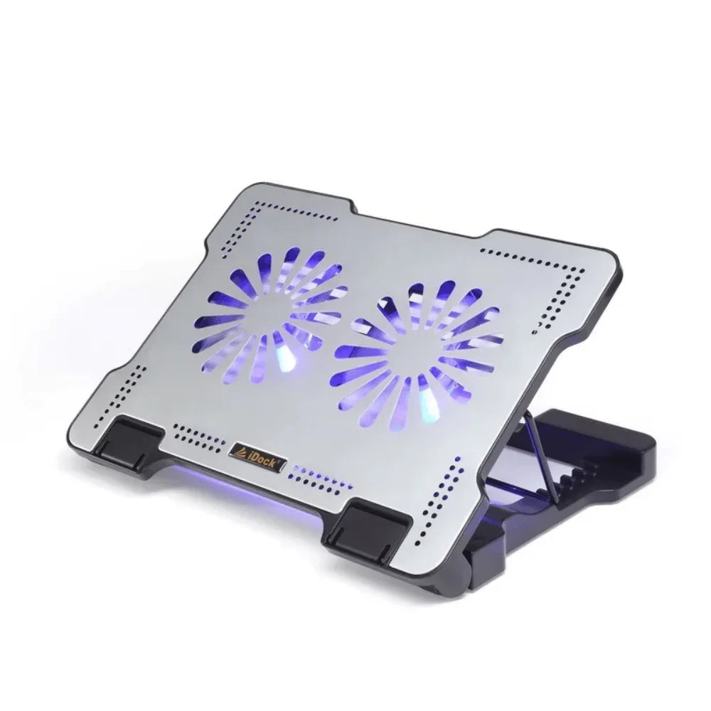 iDock Ergonomic China Aluminium 15.6 Inch Notebook Laptop Cooler Cooling Pad - iDock Laptopstand