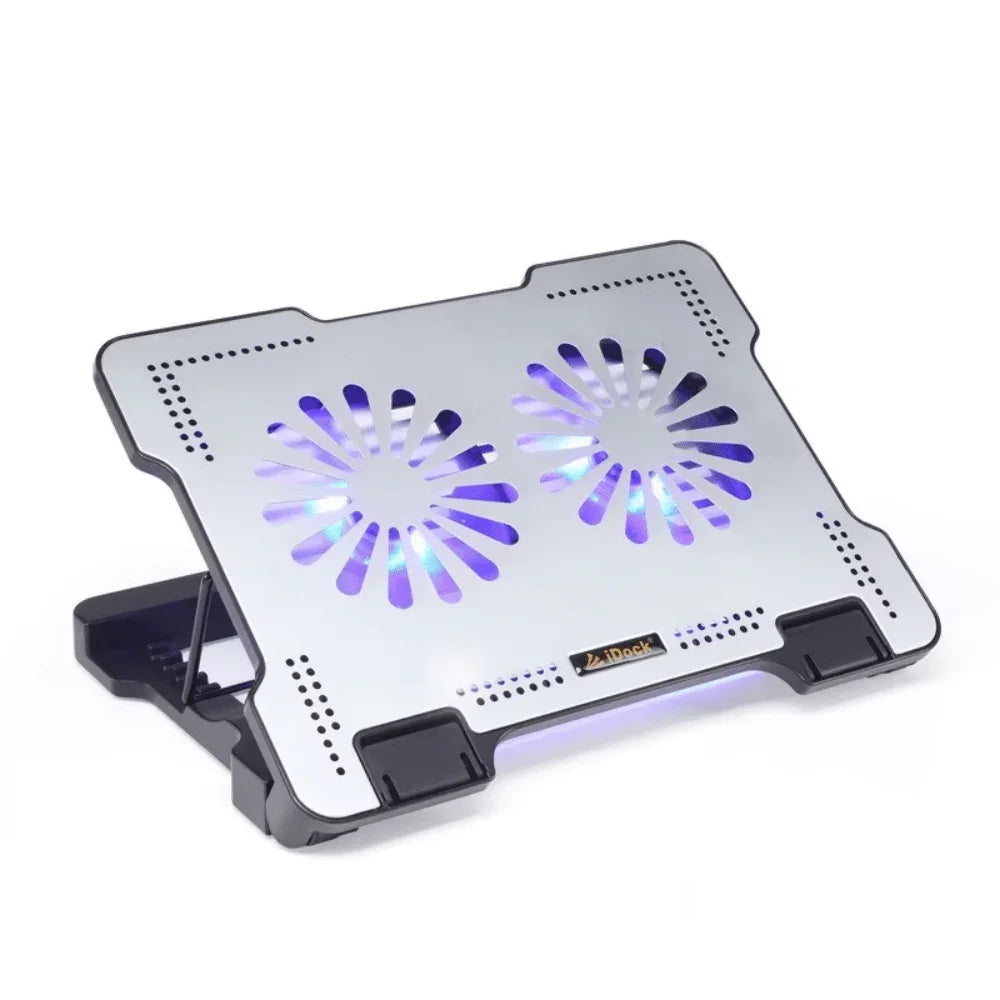 iDock Ergonomic China Aluminium 15.6 Inch Notebook Laptop Cooler Cooling Pad - iDock Laptopstand