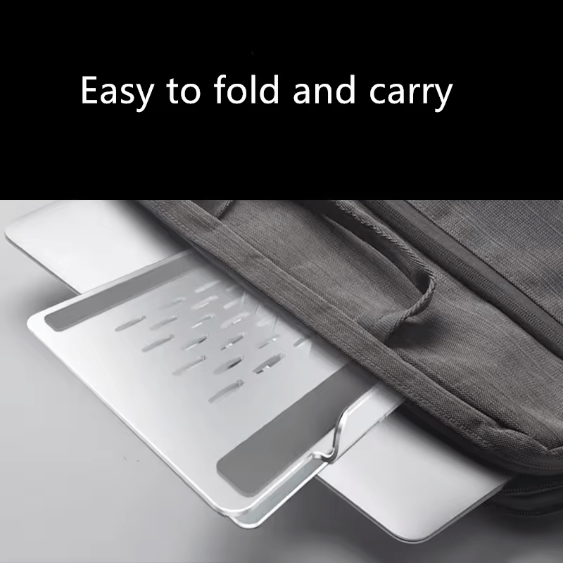 iDock Ergonomic Desktop Universal Aluminum Foldable Adjustable Riser Stand Holder for Macbook iPad Laptop - iDock Laptopstand