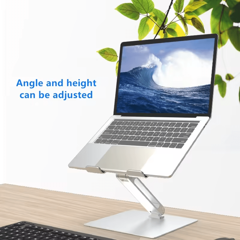 iDock Ergonomic Desktop Universal Aluminum Foldable Adjustable Riser Stand Holder for Macbook iPad Laptop - iDock Laptopstand