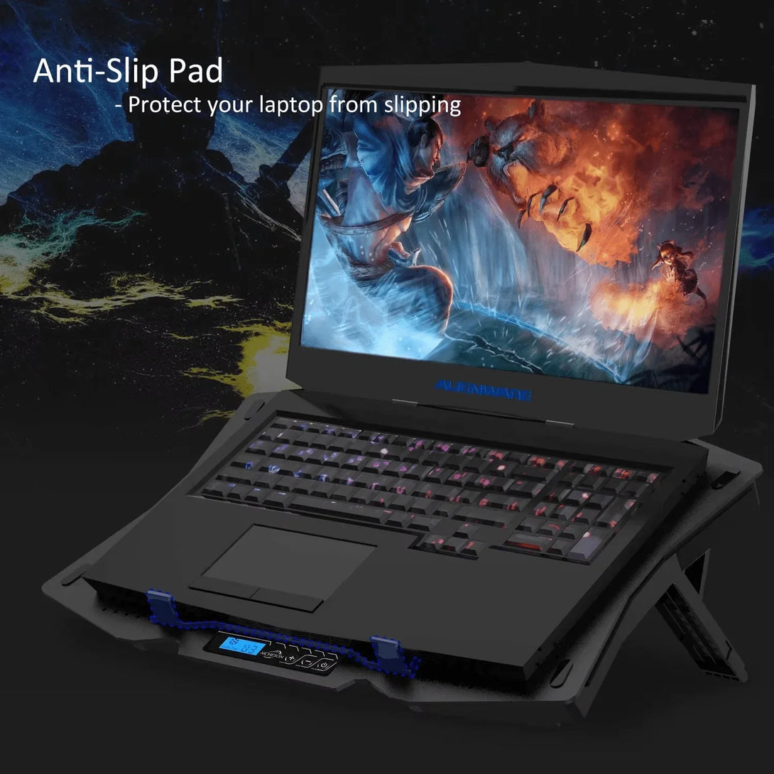 iDock Ergonomic Efficient Heat Dissipation Height Adjustable Laptop Cooling Pad RGB Gaming Notebook Cooler - iDock Laptopstand