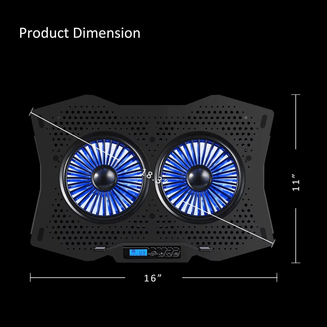 iDock Ergonomic Efficient Heat Dissipation Height Adjustable Laptop Cooling Pad RGB Gaming Notebook Cooler - iDock Laptopstand