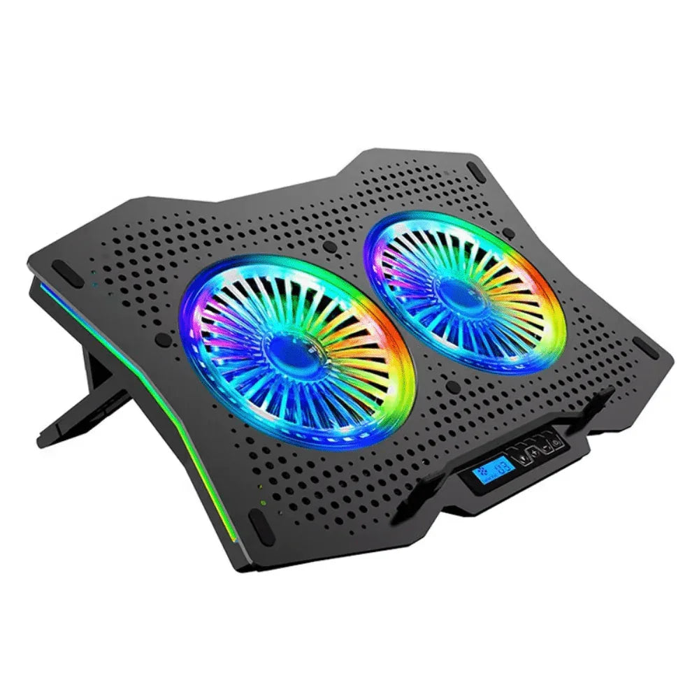 iDock Ergonomic Efficient Heat Dissipation Height Adjustable Laptop Cooling Pad RGB Gaming Notebook Cooler - iDock Laptopstand