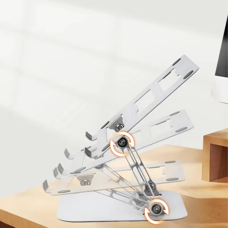 iDock Ergonomic Ergonomic Portable Foldable Adjustable Angle and Height Notebook Riser Holder Laptop Stand - iDock Laptopstand