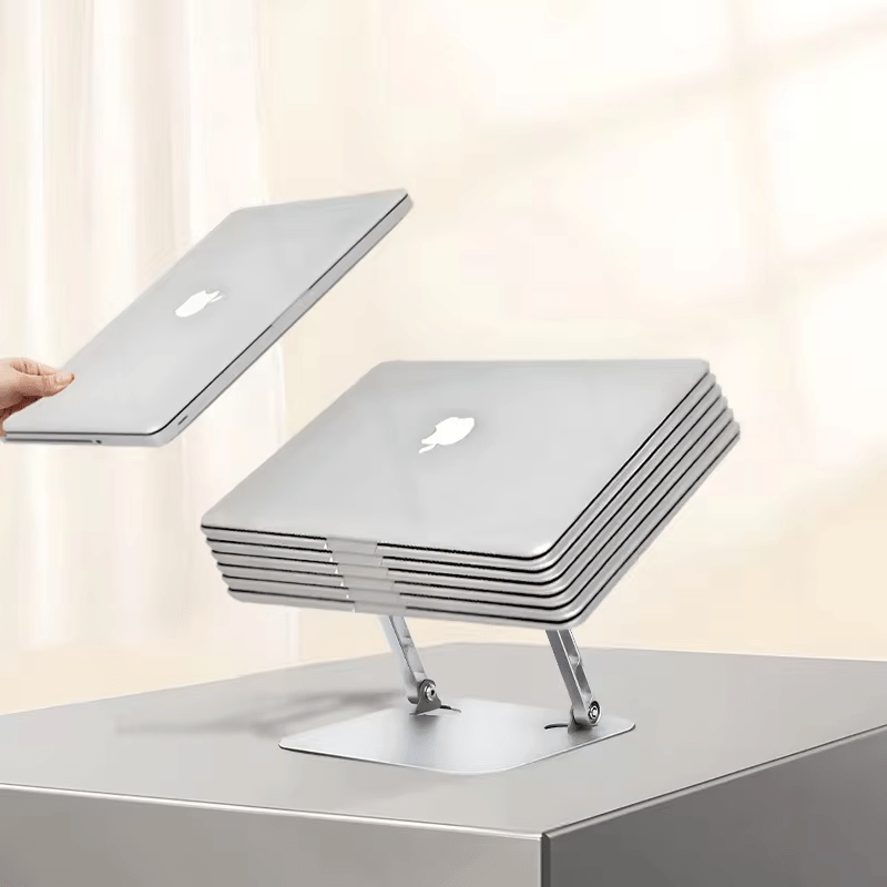 iDock Ergonomic Ergonomic Portable Foldable Adjustable Angle and Height Notebook Riser Holder Laptop Stand - iDock Laptopstand