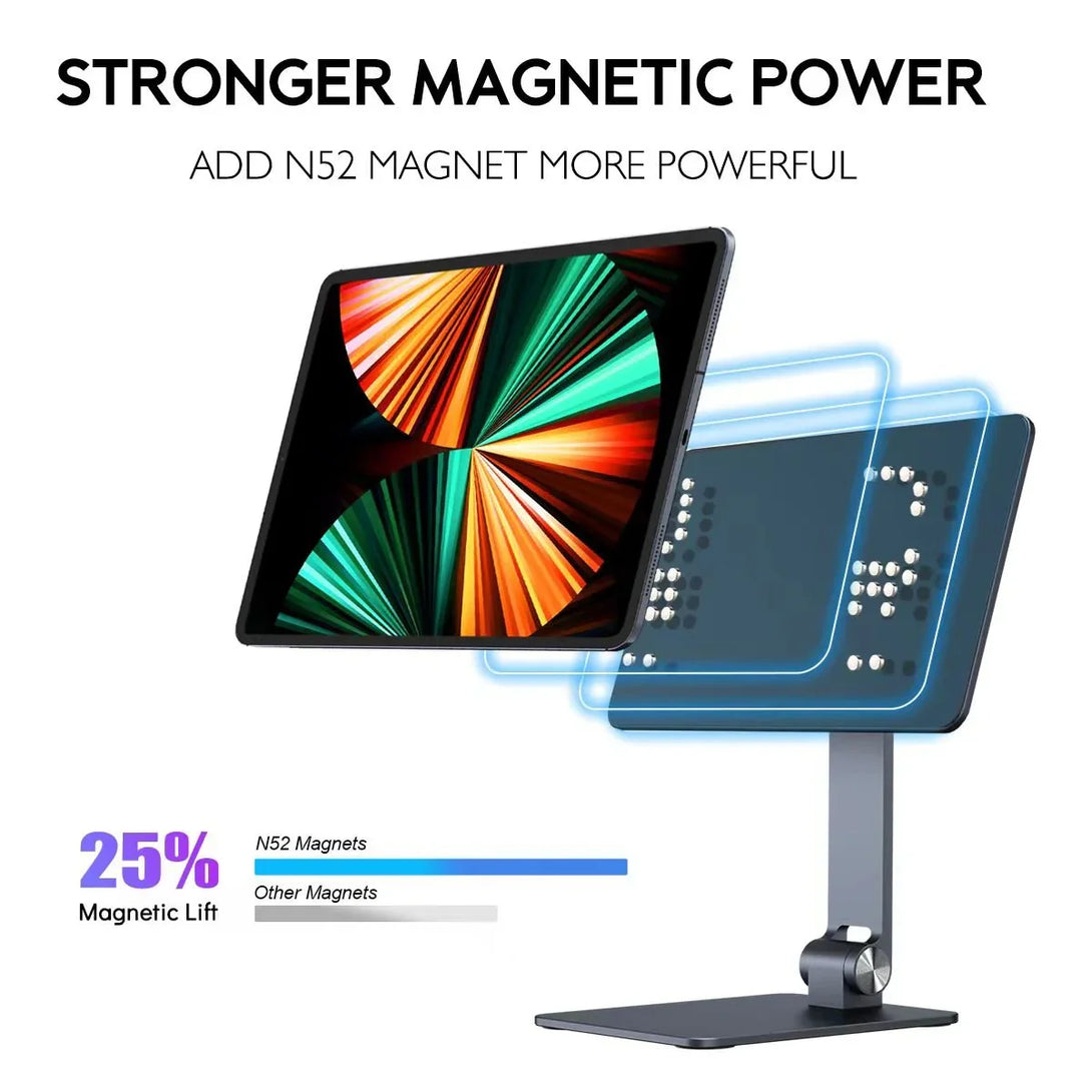 iDock Ergonomic Foldable Portable Multi - Angle Adjustable Magnetic iPad Holder Stand For iPad Pro/Air Stand - iDock Laptopstand