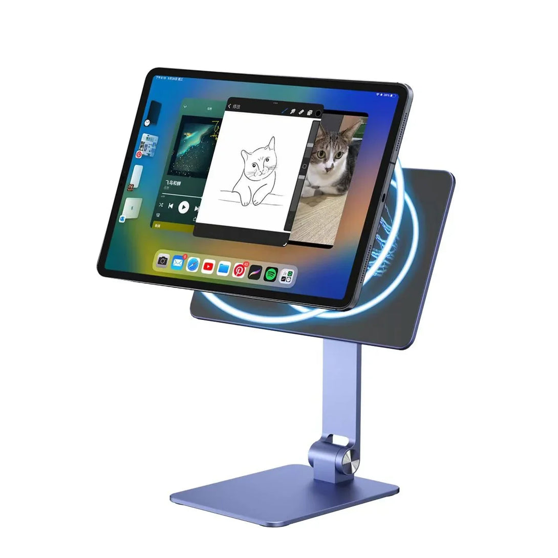 iDock Ergonomic Foldable Portable Multi - Angle Adjustable Magnetic iPad Holder Stand For iPad Pro/Air Stand - iDock Laptopstand