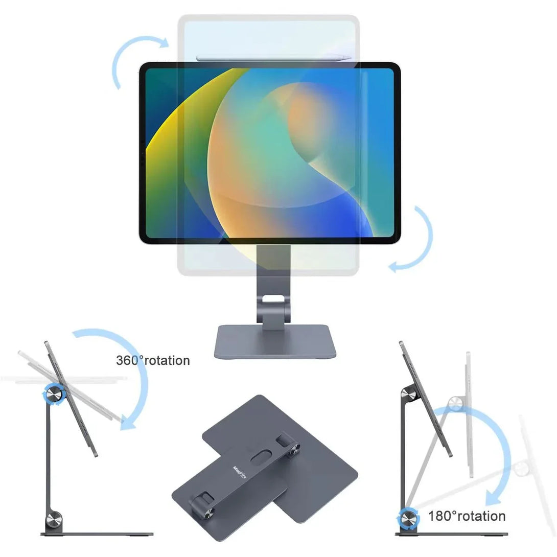 iDock Ergonomic Foldable Portable Multi - Angle Adjustable Magnetic iPad Holder Stand For iPad Pro/Air Stand - iDock Laptopstand
