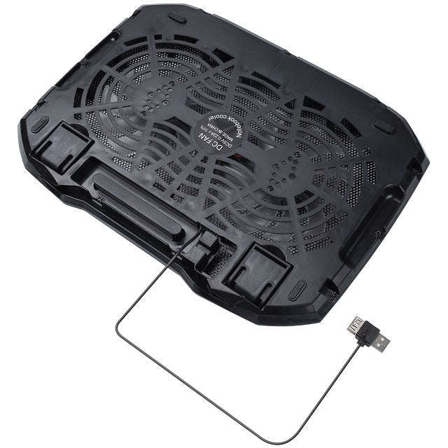 iDock Ergonomic Folding 2 fans 2 USB Laptop Cooling Pad Laptop Cooler Compatible with 9 - 17 inch Laptops - iDock Laptopstand