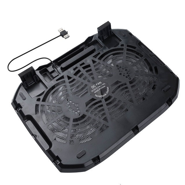 iDock Ergonomic Folding 2 fans 2 USB Laptop Cooling Pad Laptop Cooler Compatible with 9 - 17 inch Laptops - iDock Laptopstand