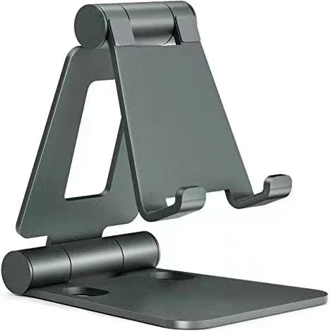iDock Ergonomic Folding Cell Phone Stand Fully Adjustable Foldable Desktop Phone Holder Cradle Dock - iDock Laptopstand