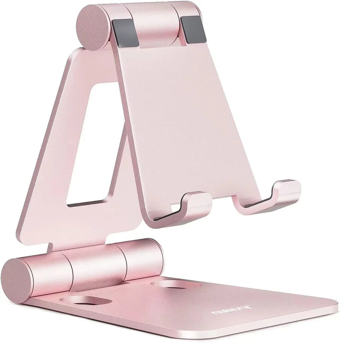 iDock Ergonomic Folding Cell Phone Stand Fully Adjustable Foldable Desktop Phone Holder Cradle Dock - iDock Laptopstand