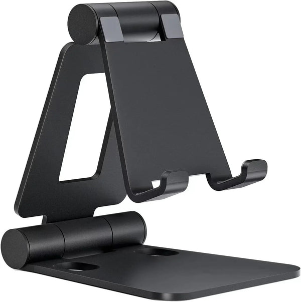 iDock Ergonomic Folding Cell Phone Stand Fully Adjustable Foldable Desktop Phone Holder Cradle Dock - iDock Laptopstand