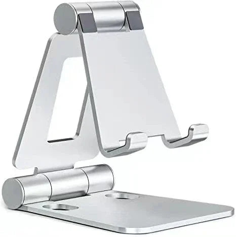 iDock Ergonomic Folding Cell Phone Stand Fully Adjustable Foldable Desktop Phone Holder Cradle Dock - iDock Laptopstand
