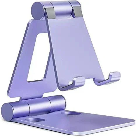 iDock Ergonomic Folding Cell Phone Stand Fully Adjustable Foldable Desktop Phone Holder Cradle Dock - iDock Laptopstand